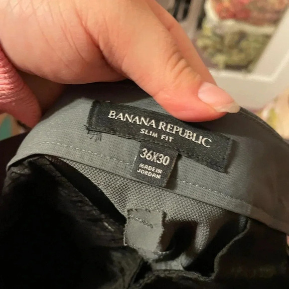 BANANA REPUBLIC MENS SLIM FIT CITY PANTS - Picture 3 of 5